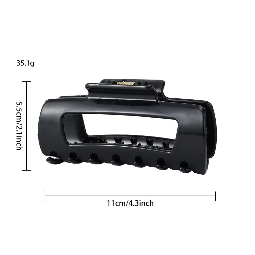 Silicone Flexible Hair Claw Clips, Nonslip Large Bendable Claw Clip | Soft Hair Grip Hairclips for Thin and Thick