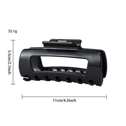 Silicone Flexible Hair Claw Clips, Nonslip Large Bendable Claw Clip | Soft Hair Grip Hairclips for Thin and Thick